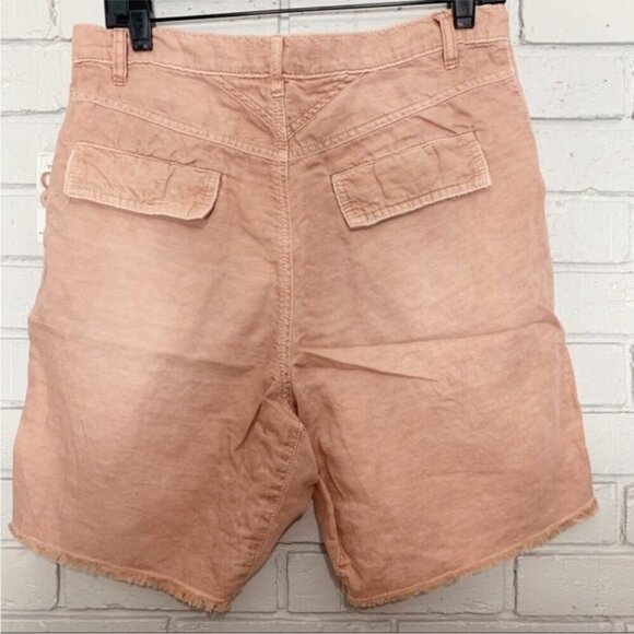 Free People Women’s Utility Braided Rose Shorts - Size 2 - Picture 3 of 5